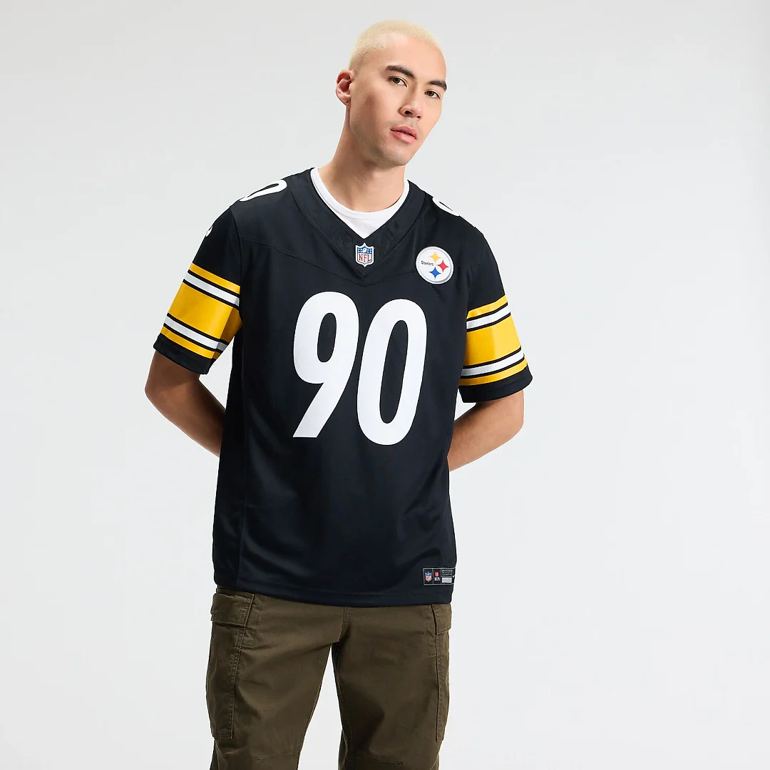 Zennovawear T.J. Watt Pittsburgh Steelers Team Vapor FUSE. Stitched Limited Jersey - Black