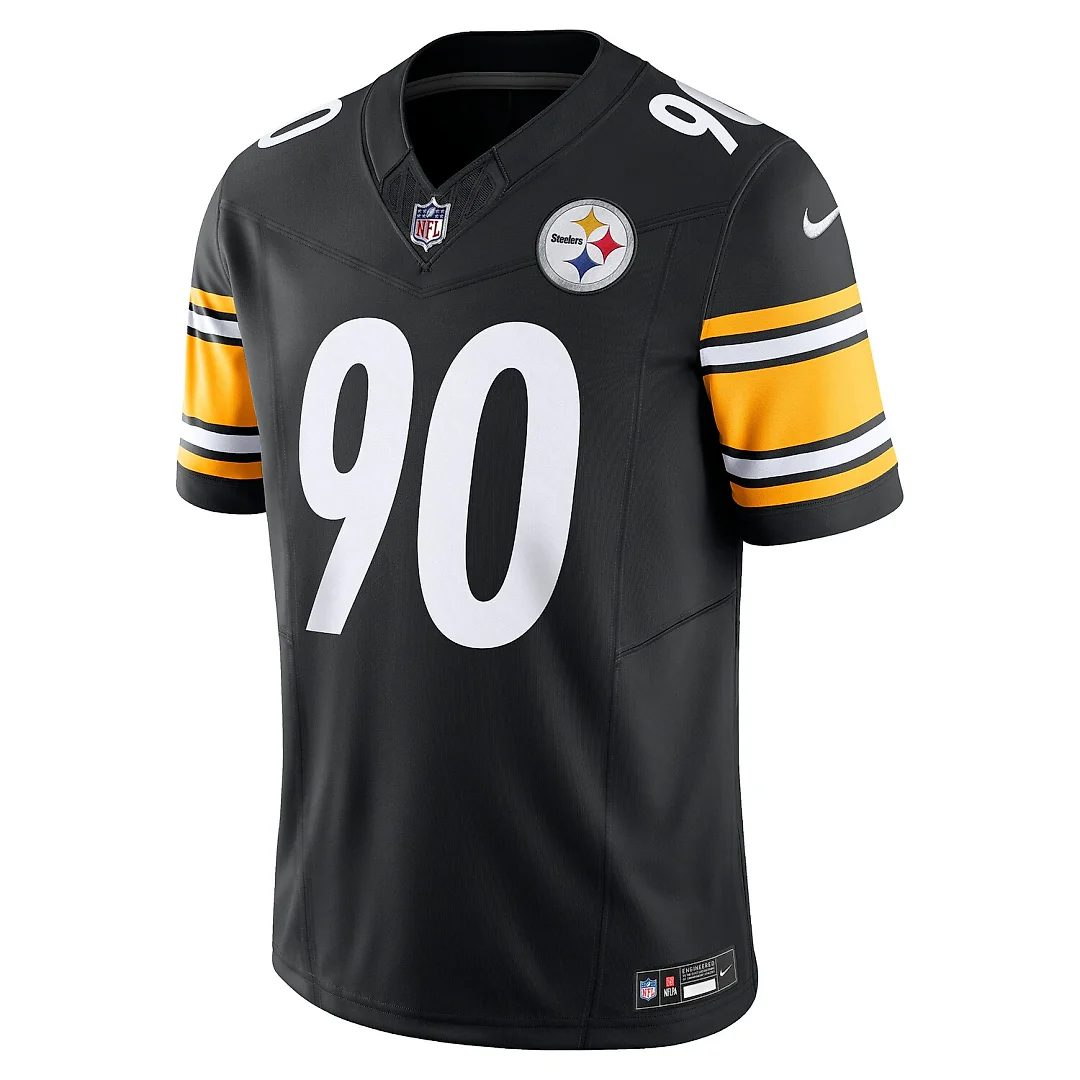 Zennovawear T.J. Watt Pittsburgh Steelers Vapor FUSE. Limited Jersey - Black