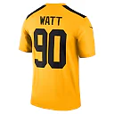 Zennovawear T.J. Watt Pittsburgh Steelers Alternate 1933 Throwback Legend Player Performance Top - Gold