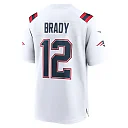 Zennovawear Tom Brady New England Patriots Retired Game Jersey - White