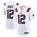 Zennovawear Tom Brady New England Patriots Retired Game Jersey - White
