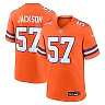 Zennovawear Tom Jackson Denver Broncos Retired Player Alternate Game Jersey - Orange