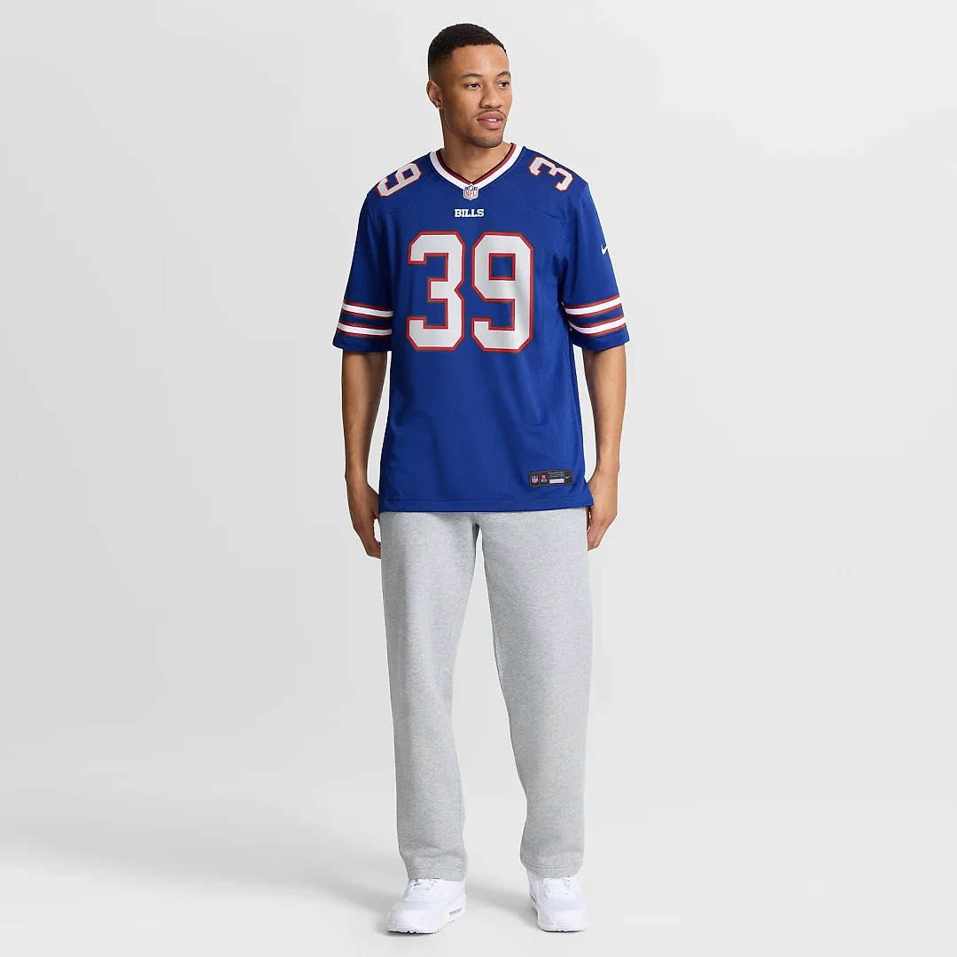 Zennovawear Tommy Doman Buffalo Bills Team Game Jersey - Royal