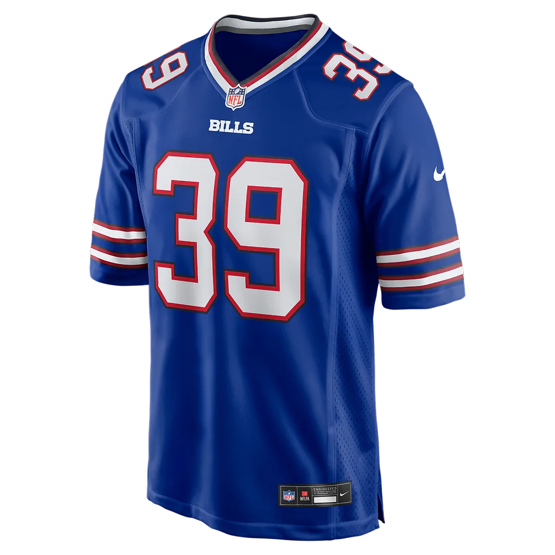Zennovawear Tommy Doman Buffalo Bills Team Game Jersey - Royal