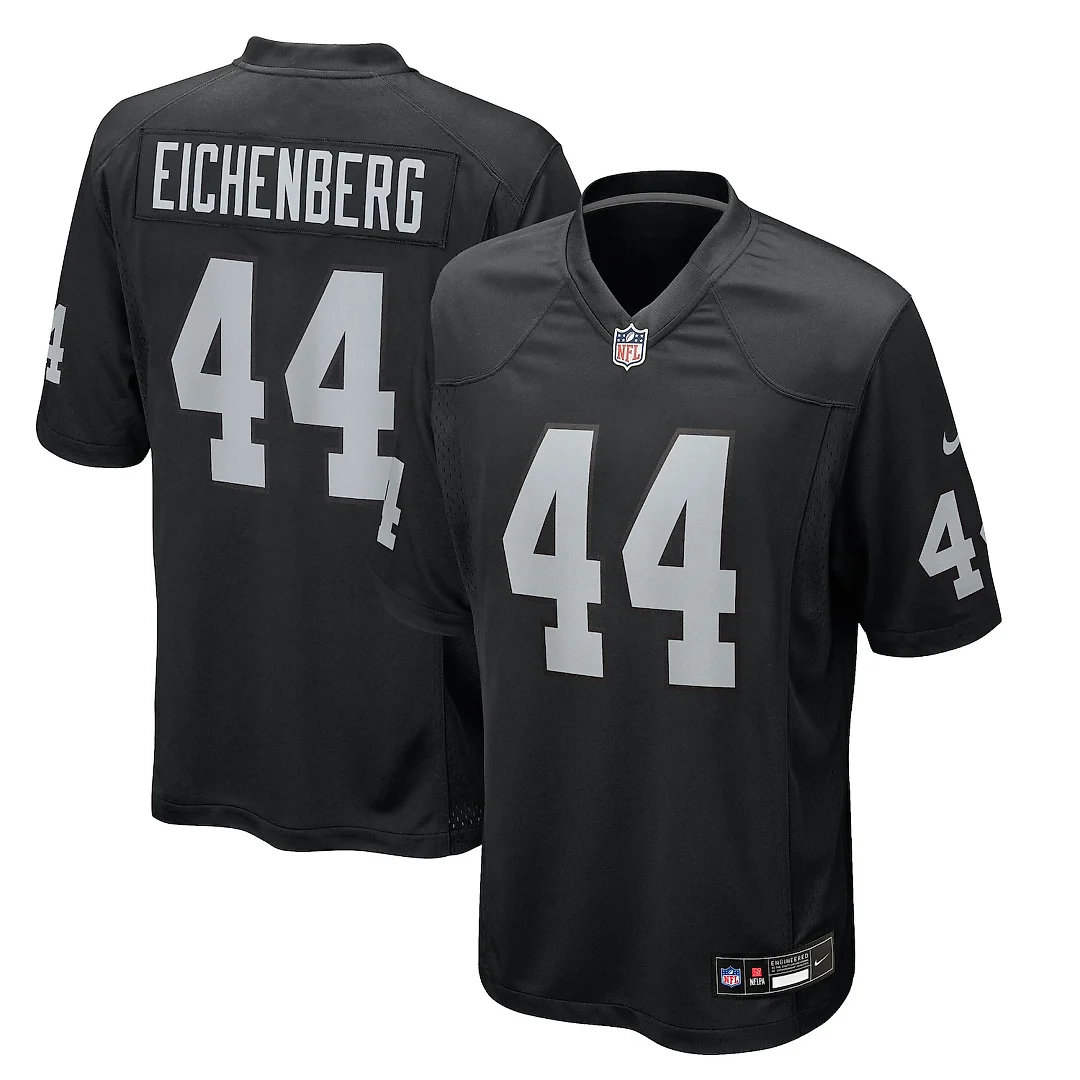 Zennovawear Tommy Eichenberg Las Vegas Raiders Team Game Jersey - Black