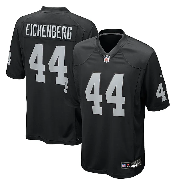 Zennovawear Tommy Eichenberg Las Vegas Raiders Team Game Jersey - Black