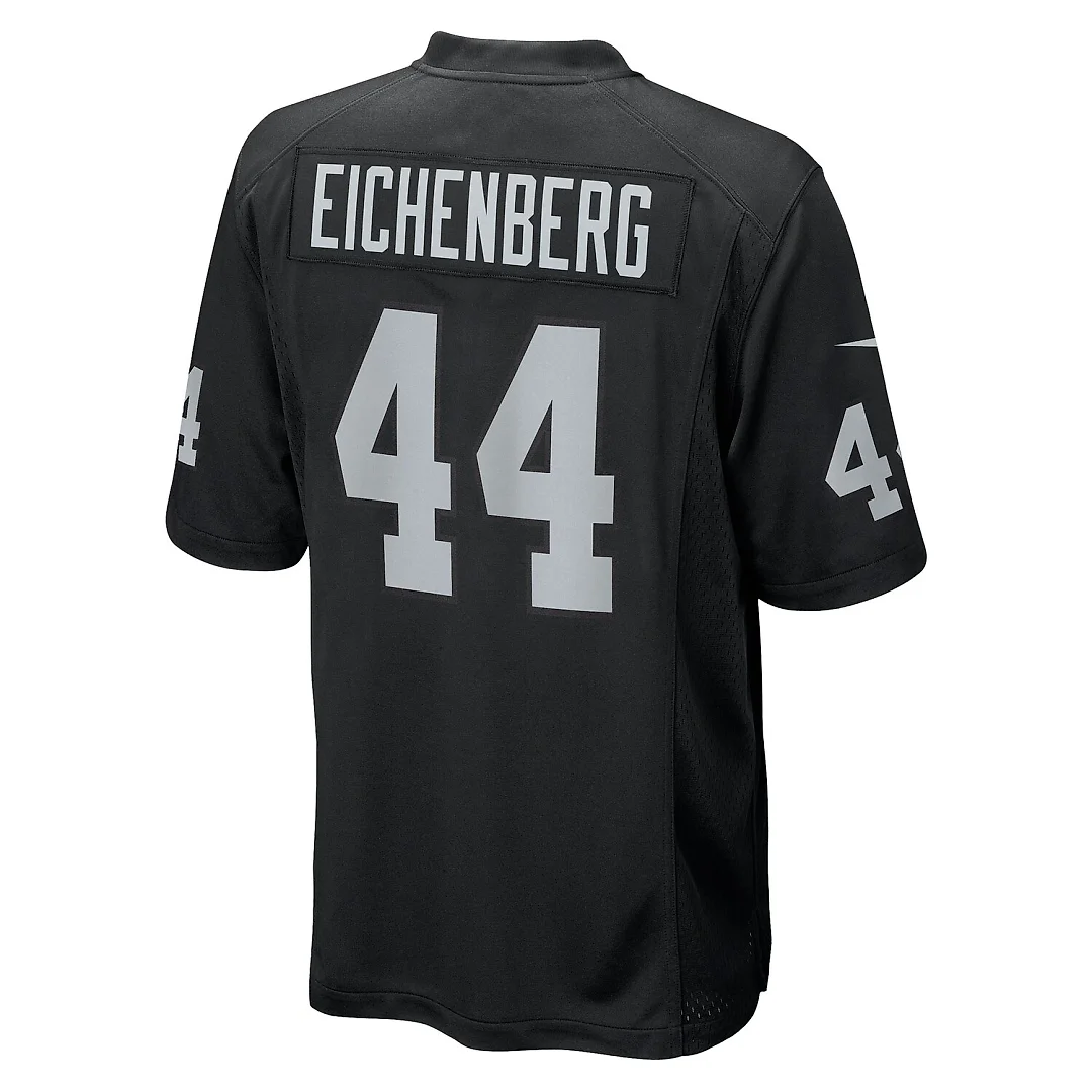 Zennovawear Tommy Eichenberg Las Vegas Raiders Team Game Jersey - Black