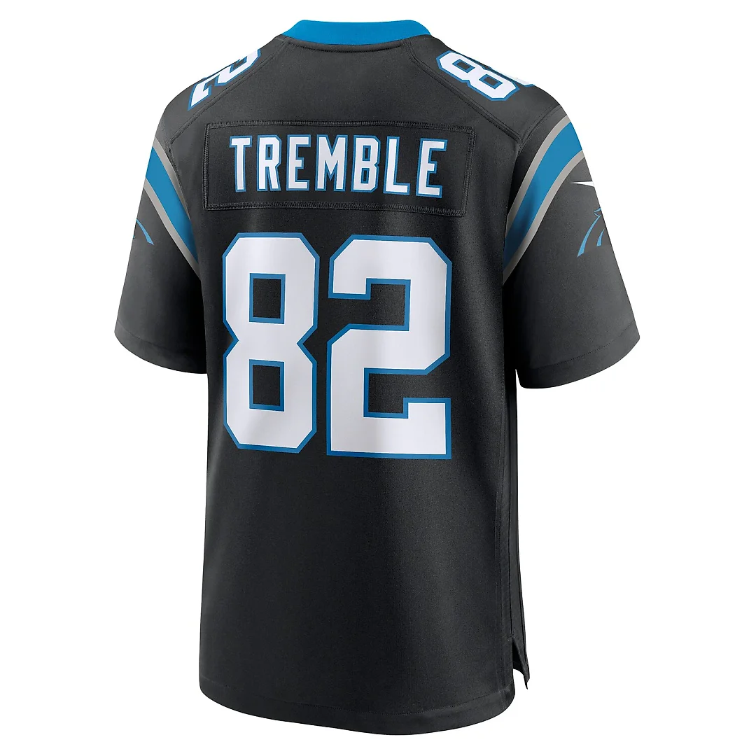 Zennovawear Tommy Tremble Carolina Panthers Team Game Jersey - Black