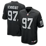 Zennovawear Tonka Hemingway Las Vegas Raiders Team Game Jersey - Black