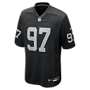 Zennovawear Tonka Hemingway Las Vegas Raiders Team Game Jersey - Black