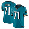 Zennovawear Tony Boselli Jacksonville Jaguars Prowler Throwback Vapor FUSE. Limited Retired Player Jersey - Teal