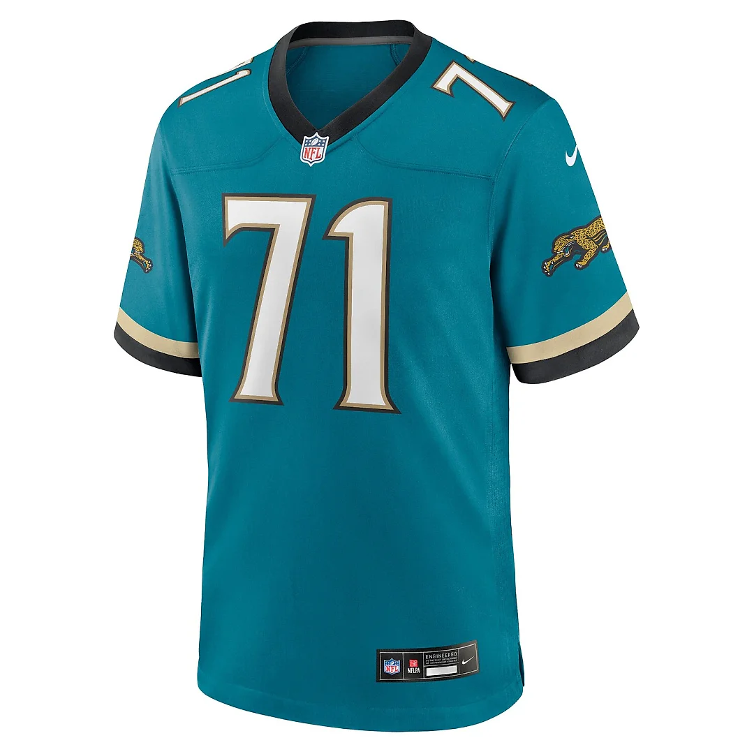 Zennovawear Tony Boselli Jacksonville Jaguars Prowler Throwback Retired Player Game Jersey - Teal
