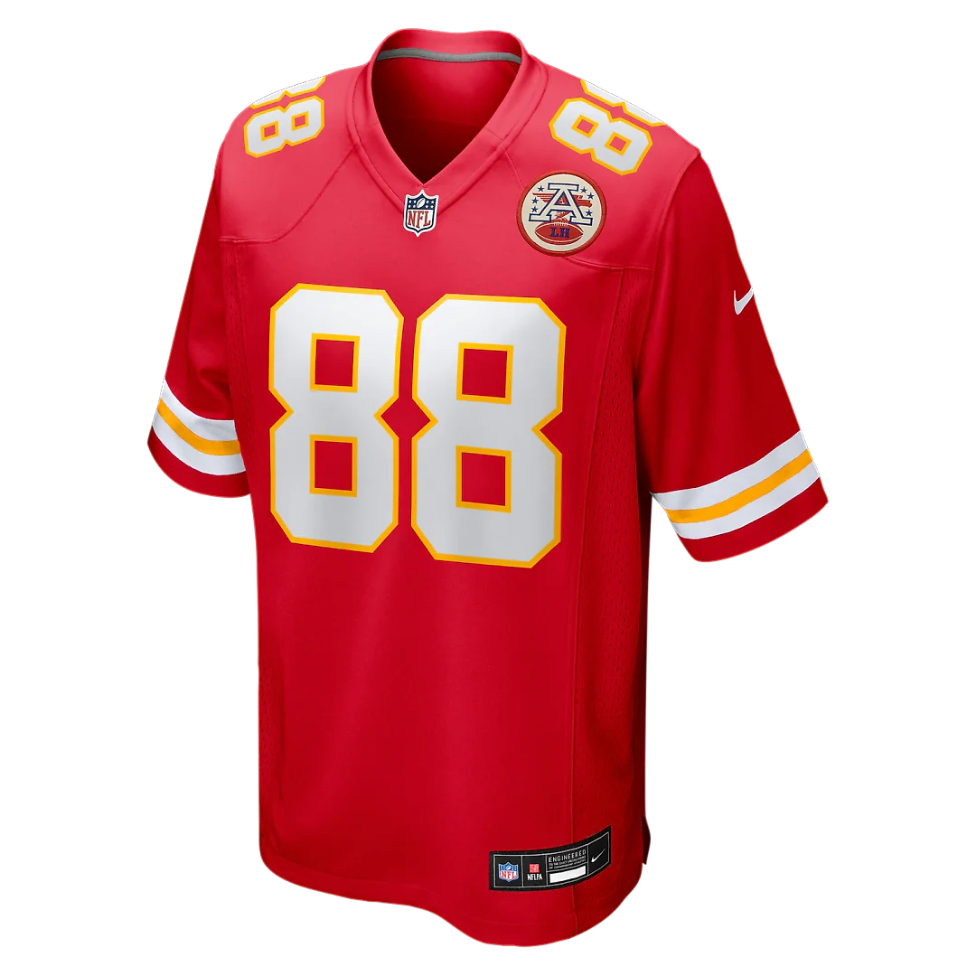 Zennovawear Tony Gonzalez Kansas City Chiefs Game Retired Player Jersey - Red