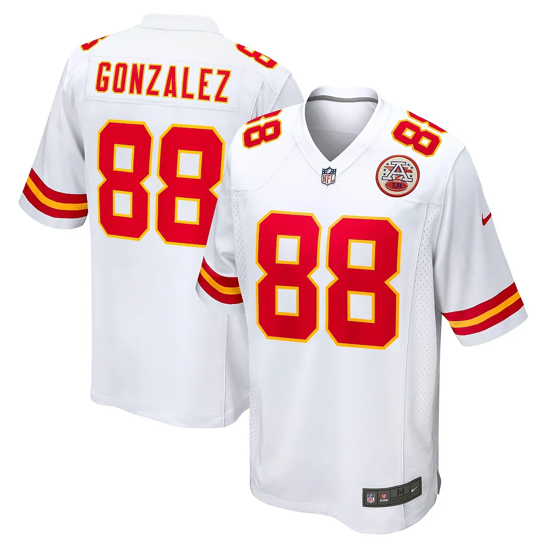 Zennovawear Tony Gonzalez Kansas City Chiefs Retired Player Game Jersey - White