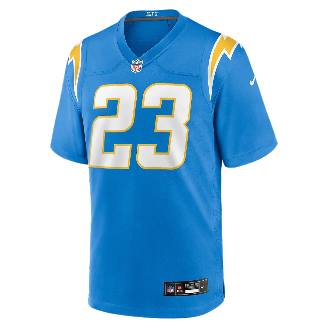 Zennovawear Tony Jefferson Los Angeles Chargers Team Game Jersey - Powder Blue