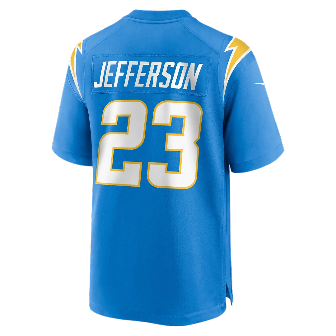 Zennovawear Tony Jefferson Los Angeles Chargers Team Game Jersey - Powder Blue