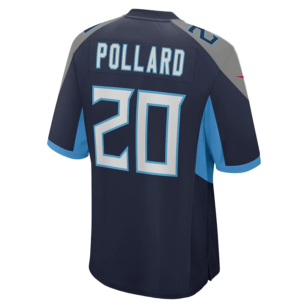 Zennovawear Tony Pollard Tennessee Titans Game Player Jersey - Navy