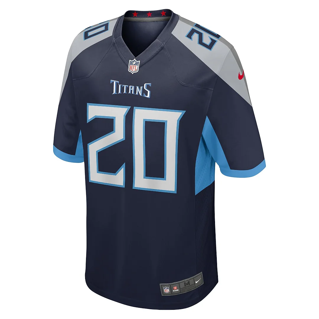 Zennovawear Tony Pollard Tennessee Titans Game Player Jersey - Navy