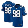 Zennovawear Tony Siragusa Indianapolis Colts Retired Player Alternate Game Jersey - Blue