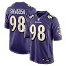 Zennovawear Tony Siragusa Baltimore Ravens Game Retired Player Jersey - Purple