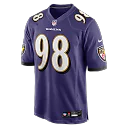 Zennovawear Tony Siragusa Baltimore Ravens Game Retired Player Jersey - Purple