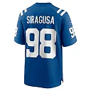 Zennovawear Tony Siragusa Indianapolis Colts Game Retired Player Jersey - Royal