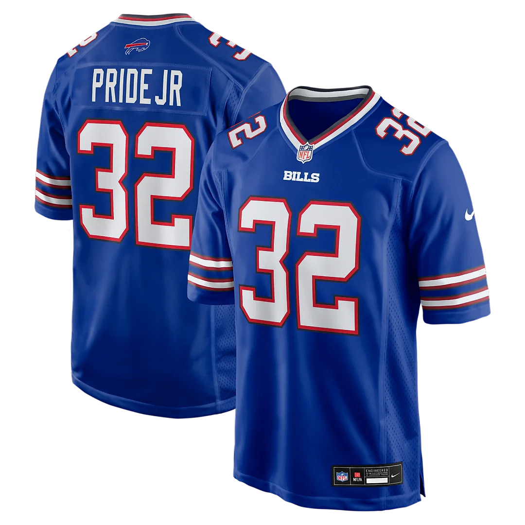 Zennovawear Toriano Pride Jr. Buffalo Bills Team Game Jersey - Royal