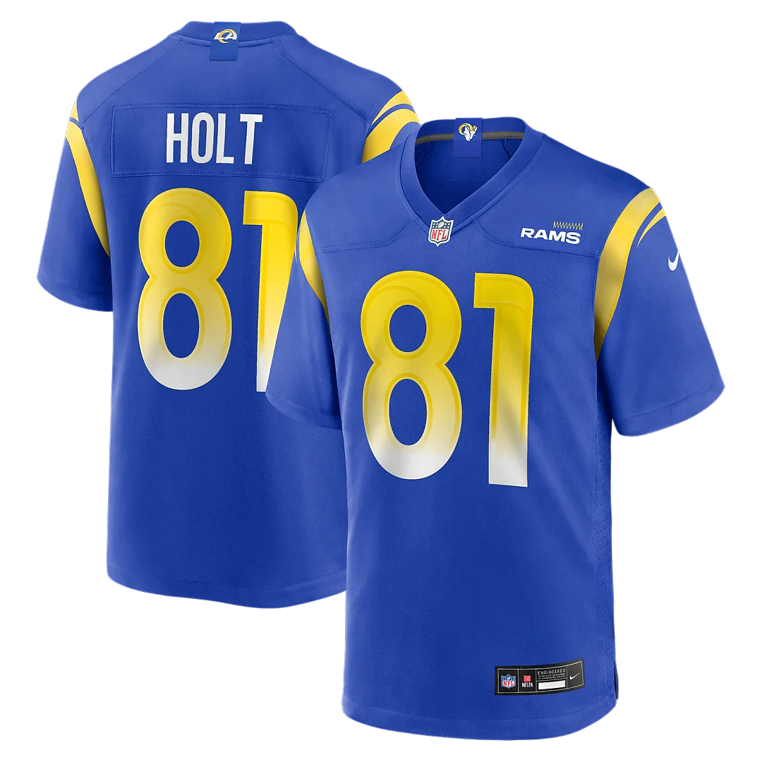 Zennovawear Torry Holt Los Angeles Rams Game Retired Player Jersey - Royal