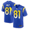 Zennovawear Torry Holt Los Angeles Rams Game Retired Player Jersey - Royal