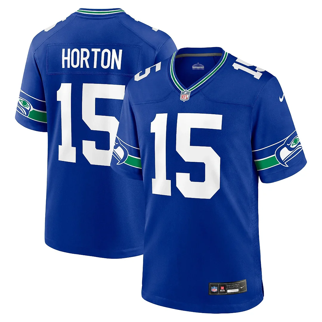 Zennovawear Tory Horton Seattle Seahawks Alternate Game Jersey - Royal