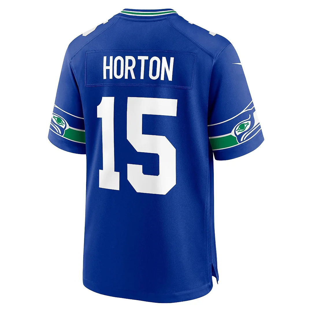 Zennovawear Tory Horton Seattle Seahawks Alternate Game Jersey - Royal