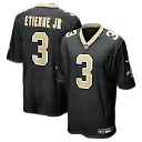 Zennovawear Travis Etienne Jr New Orleans Saints Game Jersey - Black