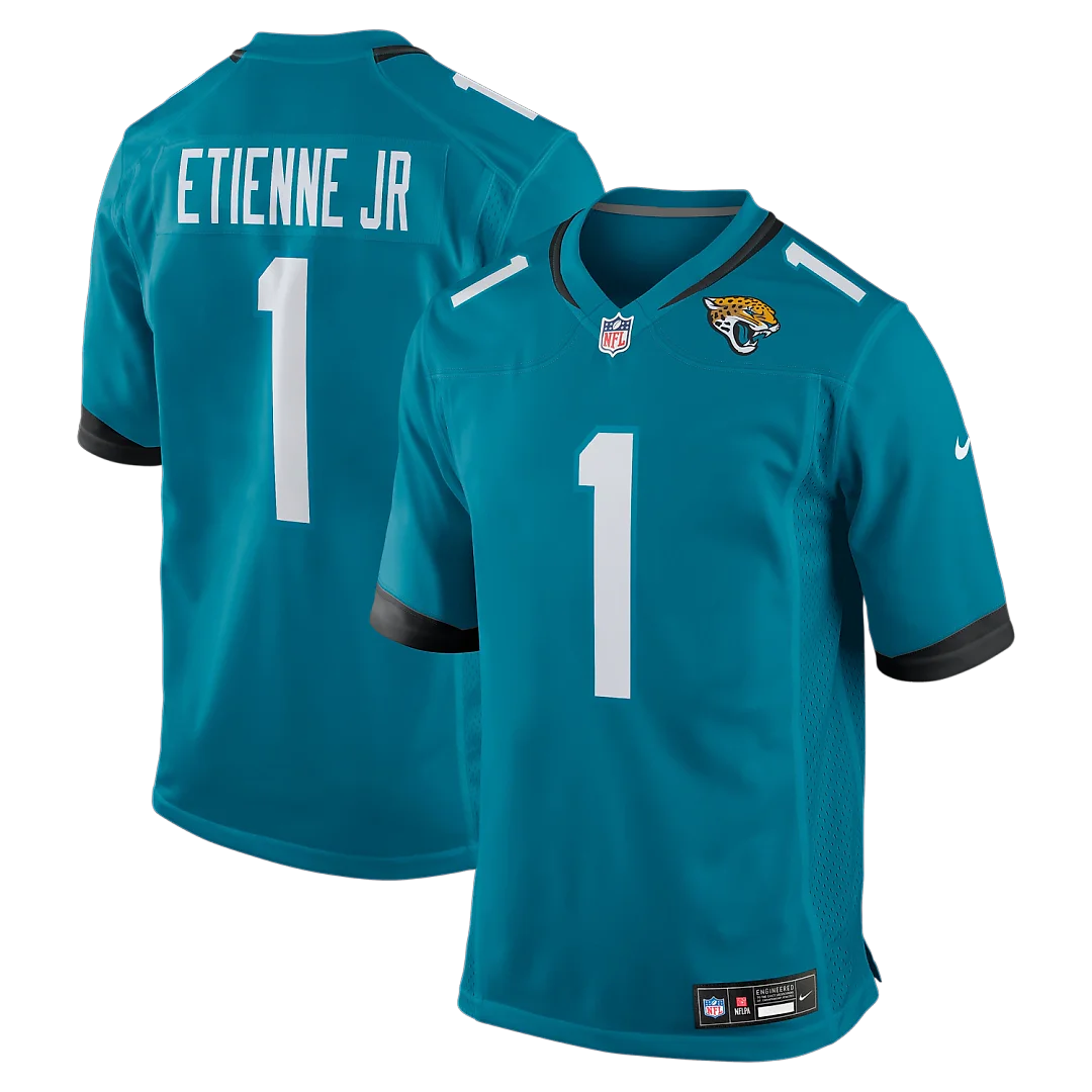 Zennovawear Travis Etienne Jacksonville Jaguars Game Jersey - Teal