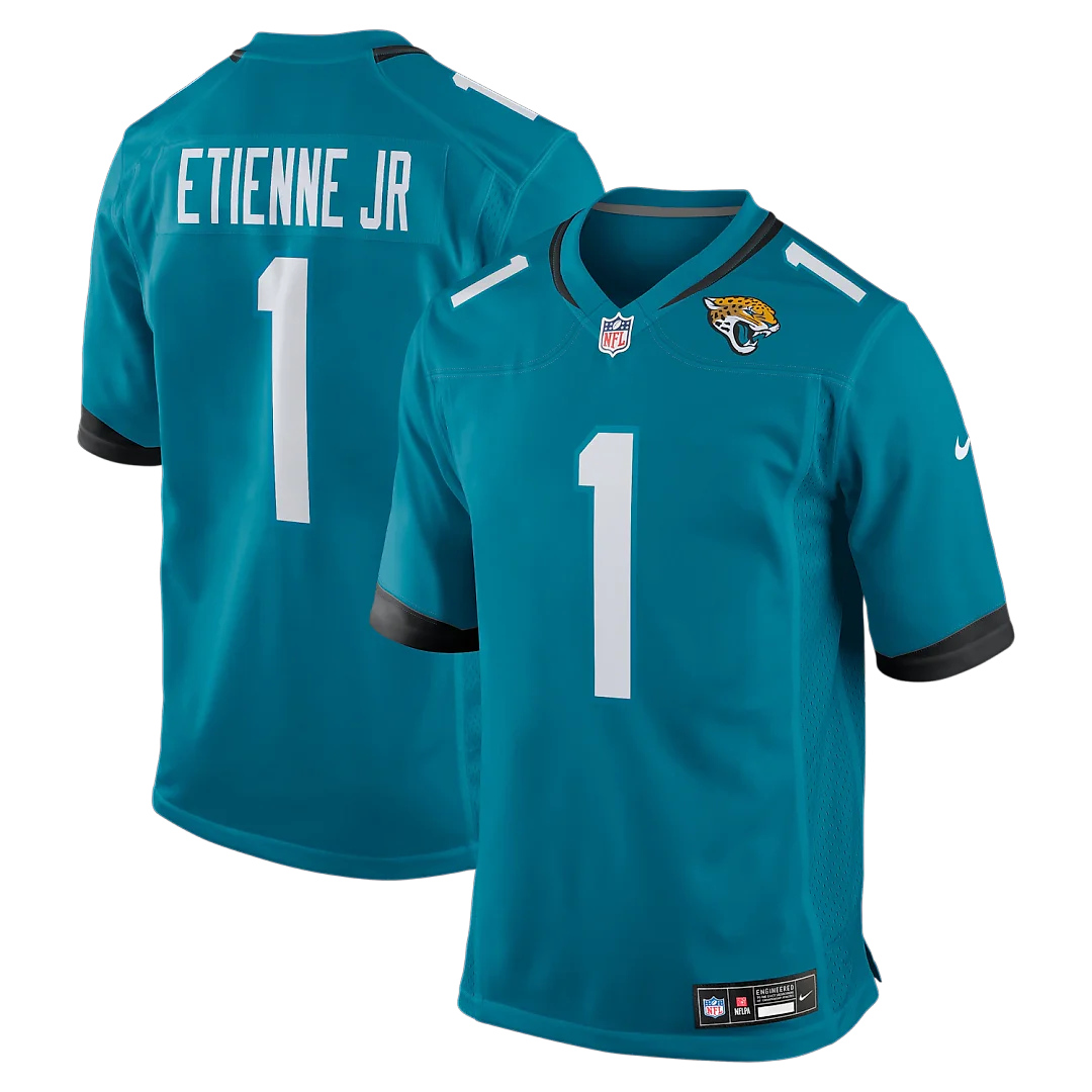 Zennovawear Travis Etienne Jacksonville Jaguars Game Jersey - Teal