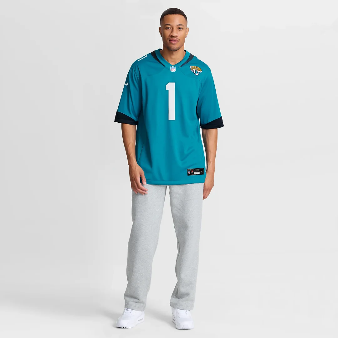 Zennovawear Travis Etienne Jacksonville Jaguars Game Jersey - Teal