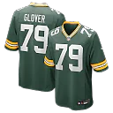 Zennovawear Travis Glover Green Bay Packers Game Jersey - Green