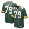 Zennovawear Travis Glover Green Bay Packers Game Jersey - Green