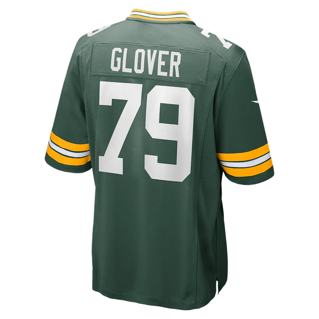Zennovawear Travis Glover Green Bay Packers Game Jersey - Green