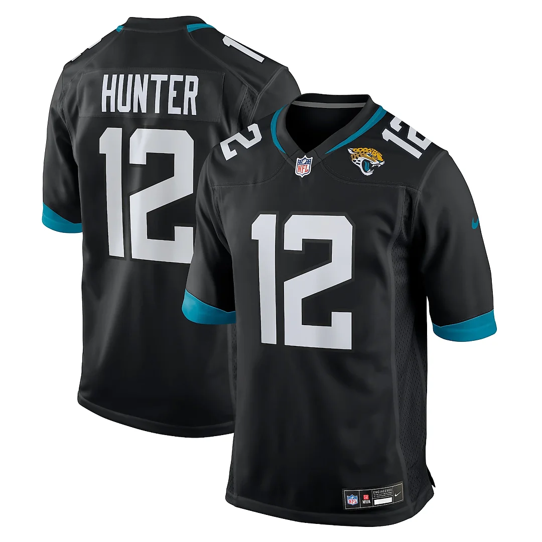 Zennovawear Travis Hunter Jacksonville Jaguars Alternate Game Jersey - Black