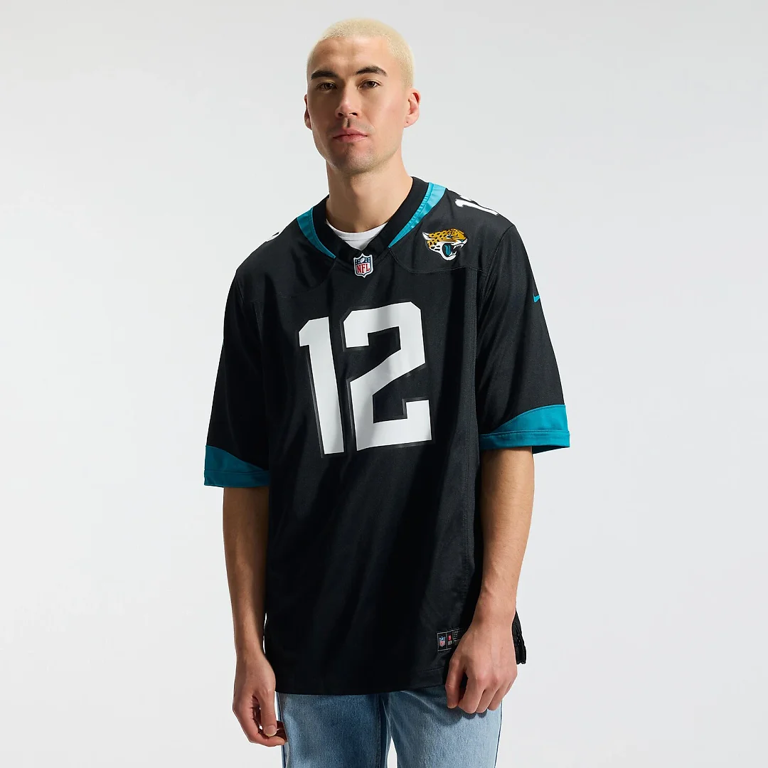 Zennovawear Travis Hunter Jacksonville Jaguars Alternate Game Jersey - Black