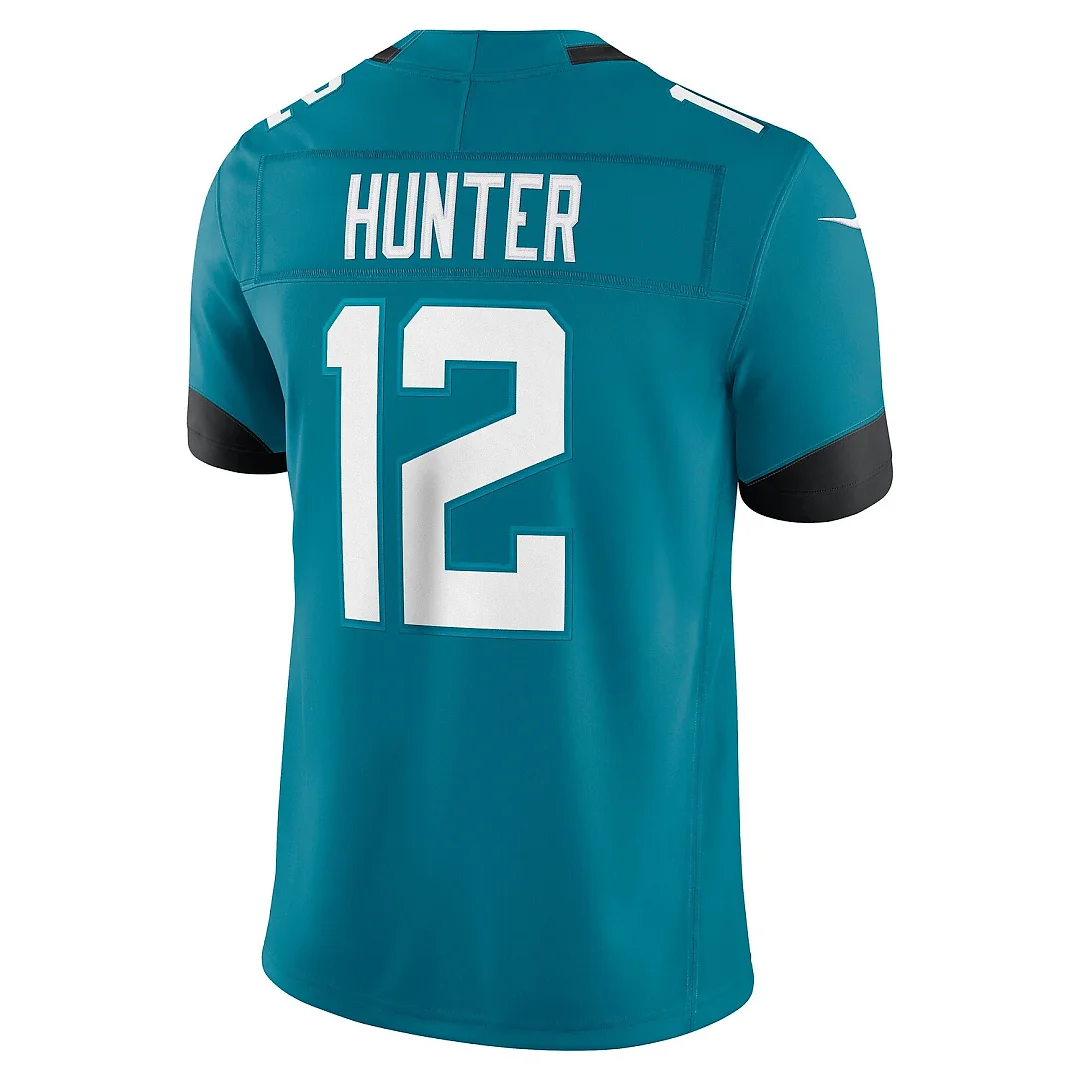 Zennovawear Travis Hunter Jacksonville Jaguars Team Vapor FUSE. Stitched Limited Jersey - Teal