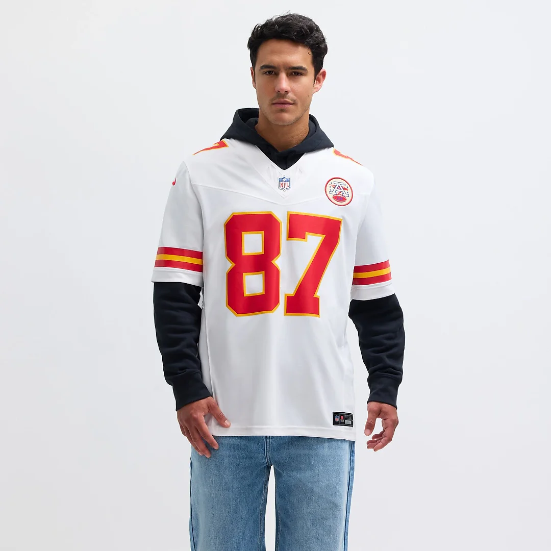 Zennovawear Travis Kelce Kansas City Chiefs Vapor FUSE. Limited Jersey - White