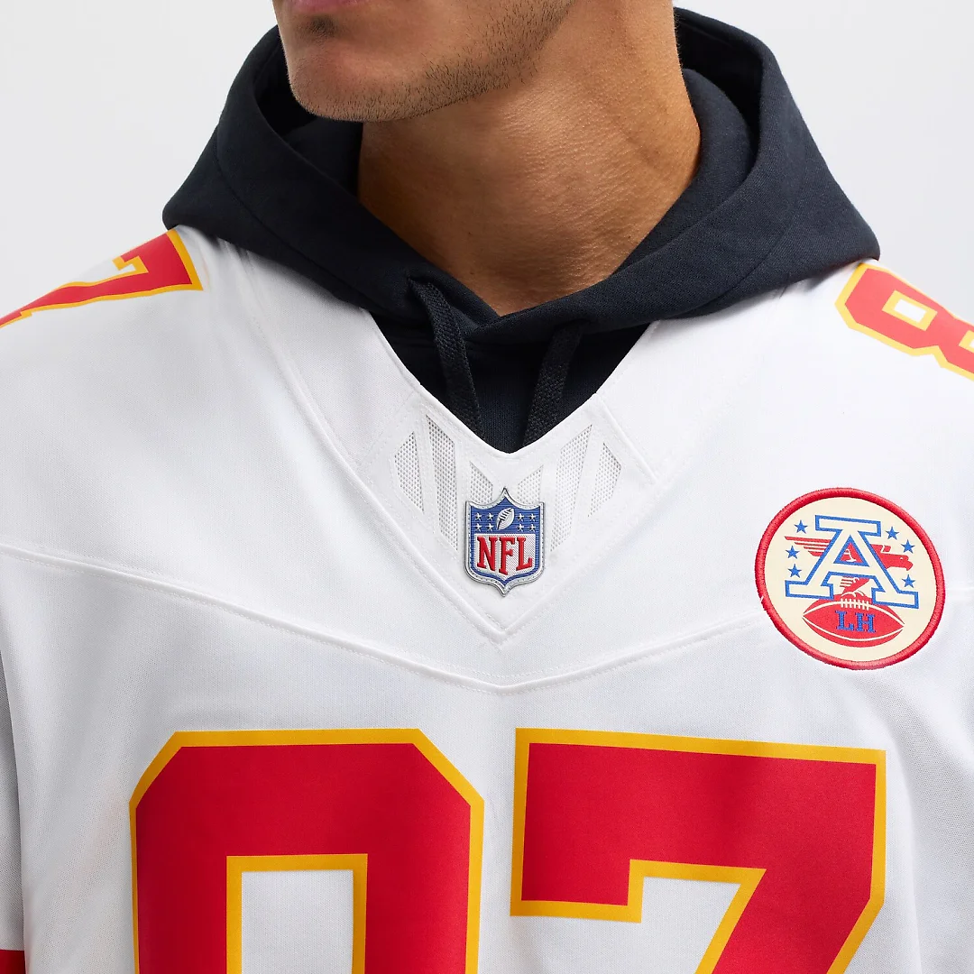 Zennovawear Travis Kelce Kansas City Chiefs Vapor FUSE. Limited Jersey - White