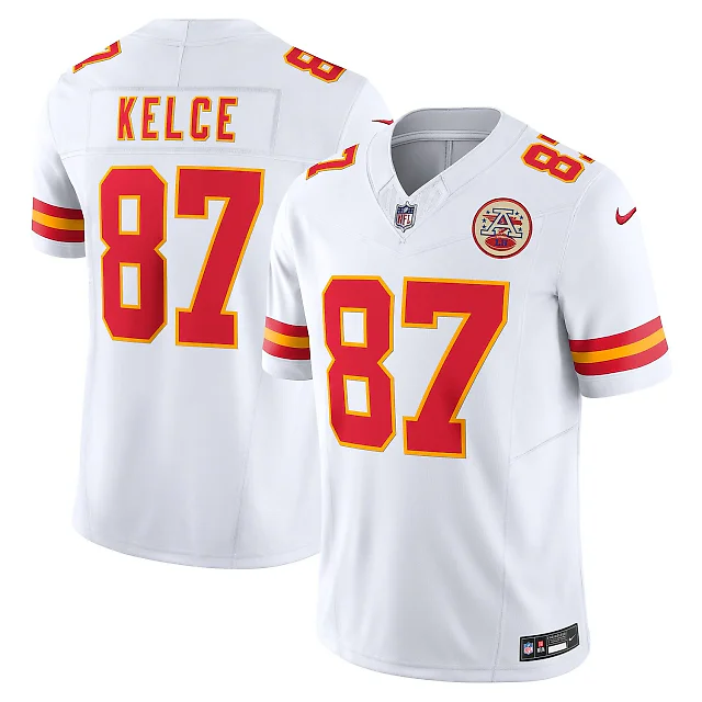 Zennovawear Travis Kelce Kansas City Chiefs Vapor FUSE. Limited Jersey - White
