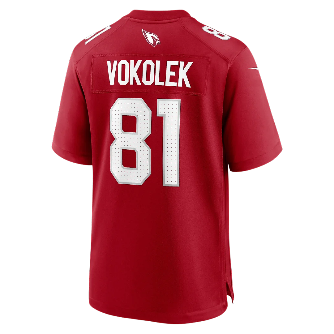 Zennovawear Travis Vokolek Arizona Cardinals Team Game Jersey - Cardinal