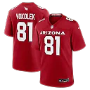 Zennovawear Travis Vokolek Arizona Cardinals Team Game Jersey - Cardinal