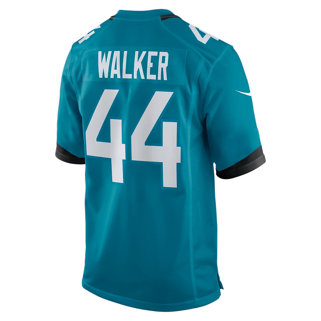Zennovawear Travon Walker Jacksonville Jaguars Player Game Jersey - Teal