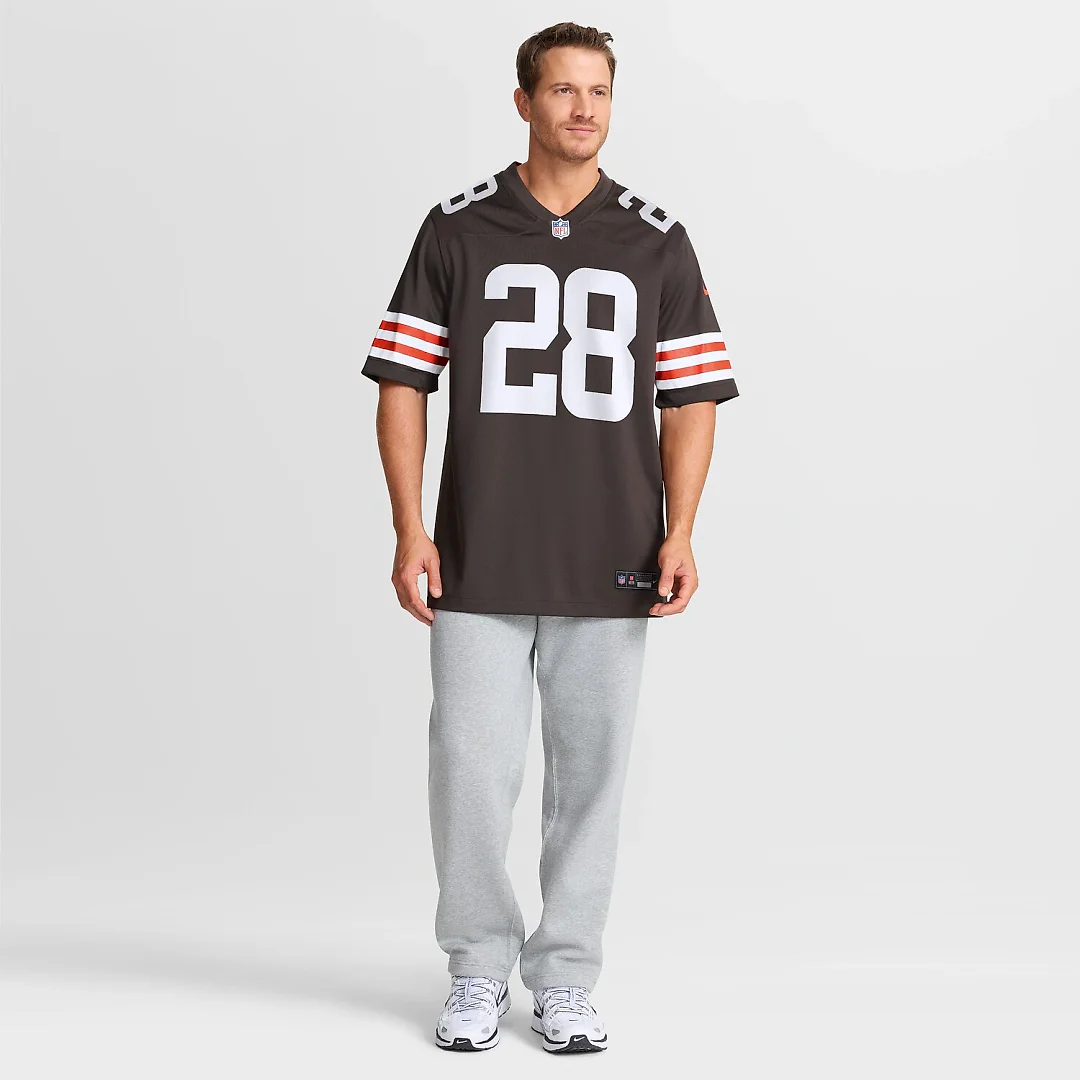 Zennovawear Tre Avery Cleveland Browns Team Game Jersey - Brown