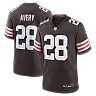 Zennovawear Tre Avery Cleveland Browns Team Game Jersey - Brown