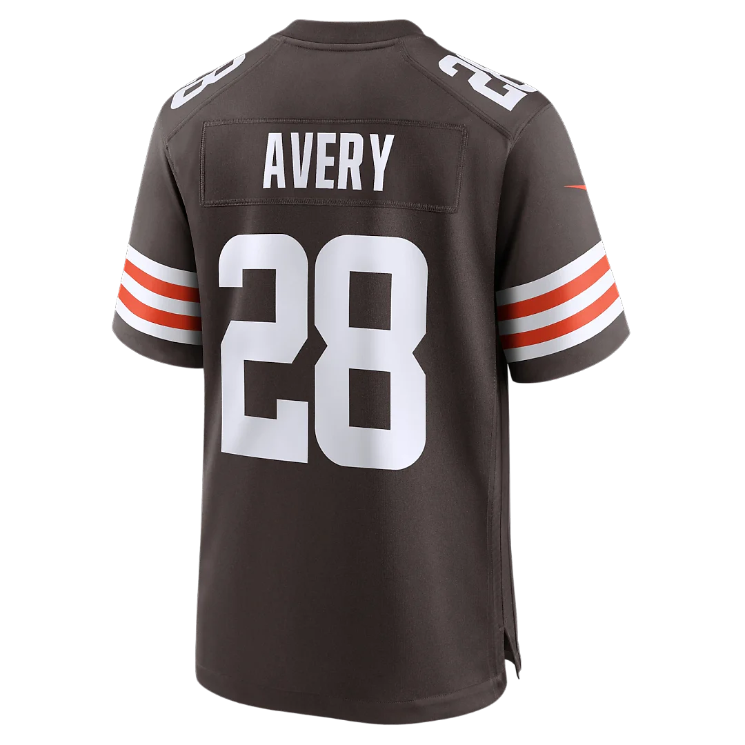 Zennovawear Tre Avery Cleveland Browns Team Game Jersey - Brown